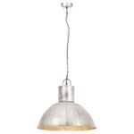Casa si Gradina - Corpuri si surse de iluminat - Veioze si lampi - Lampi de veghe - Lampa suspendata, 25 W, argintiu, rotund, 48 cm, E27 - Infinity.ro