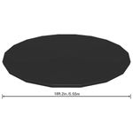 Casa si Gradina/Constructii/Scari si accesorii interioare/Alte accesorii pentru piscine - Bestway Prelata de piscina Fast Set Flowclear, 555 cm - Infinity.ro