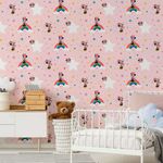 Casa si Gradina - Decoratiuni - Tapet - Noordwand Tapet „Kids @ Home Rainbow Minnie”, roz - Infinity.ro