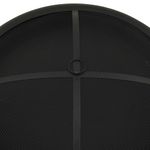 Casa si Gradina/Termice/Sobe, Seminee si accesorii/Seminee - Vatra de foc cu vatrai, 75 cm, otel, XXL - Infinity.ro