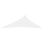 Casa si Gradina - Gradina si terasa - Umbrele si pavilioane - Umbrele - Panza parasolar, alb, 4x5x6,4 m, tesatura oxford, triunghiular - Infinity.ro