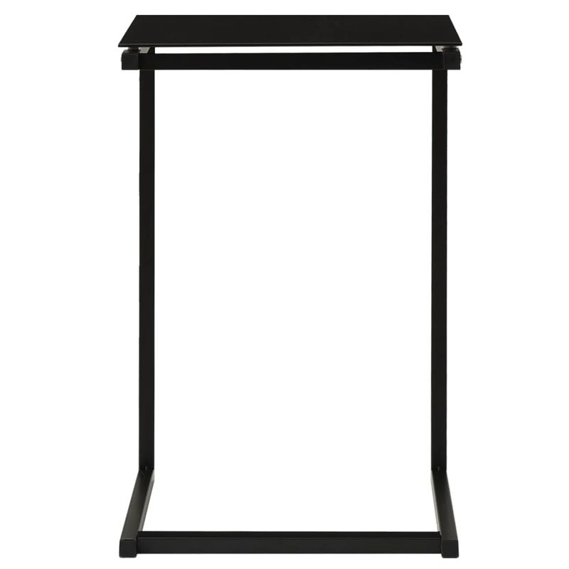 Casa si Gradina - Mobilier - Mese si birouri - Mese living - Masa laterala, negru, 40x40x60 cm, sticla securizata - Infinity.ro