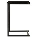 Casa si Gradina - Mobilier - Mese si birouri - Mese living - Masa laterala, negru, 40x40x60 cm, sticla securizata - Infinity.ro