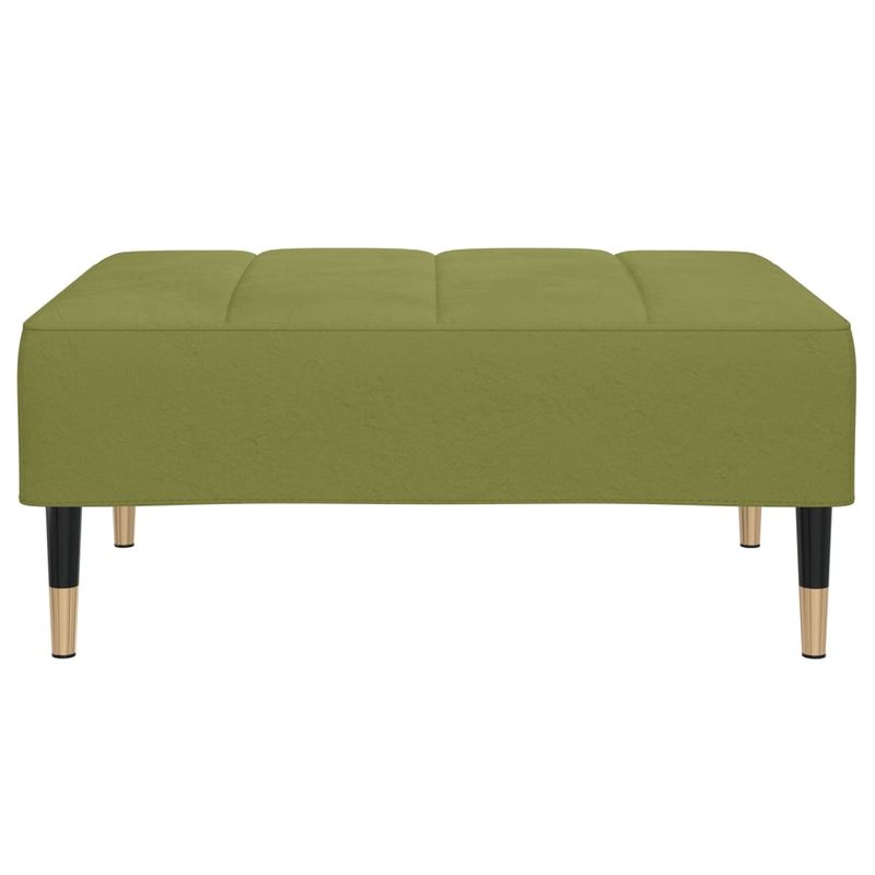 Casa si Gradina - Mobilier - Scaune si fotolii - Tabureti - Taburet, verde deschis, 78x56x32 cm, catifea - Infinity.ro