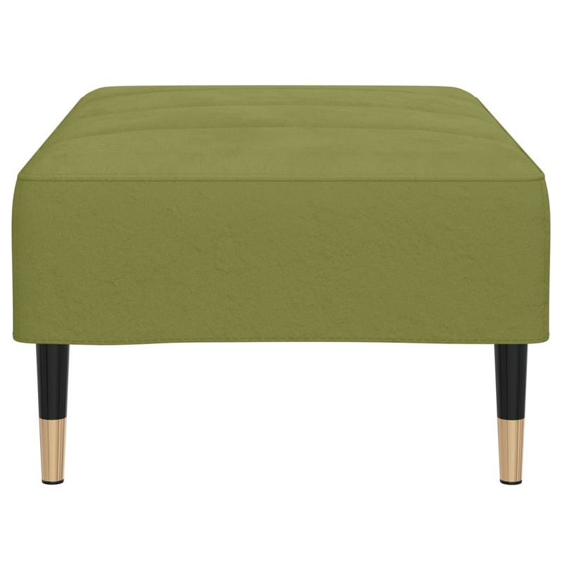 Casa si Gradina - Mobilier - Scaune si fotolii - Tabureti - Taburet, verde deschis, 78x56x32 cm, catifea - Infinity.ro