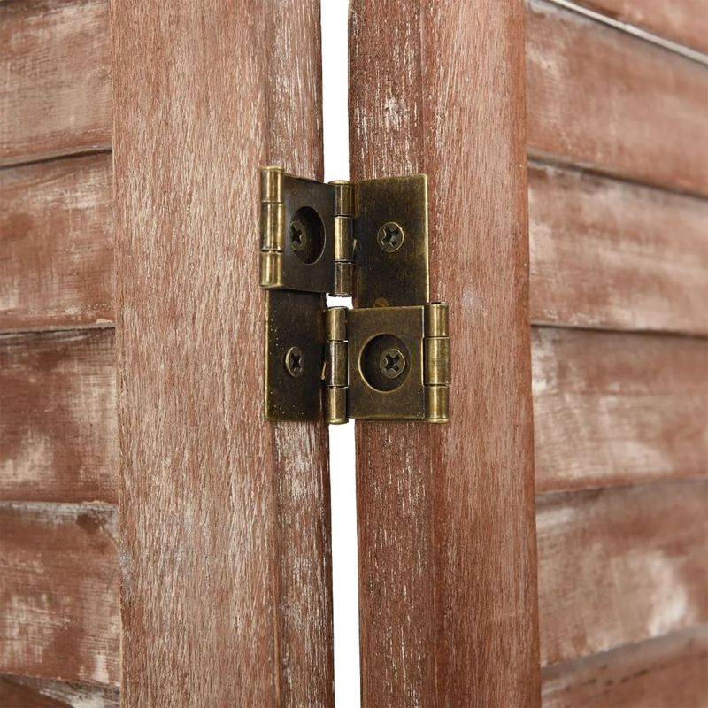 Casa si Gradina - Decoratiuni - Pereti despartitori si paravane - Paravan camera cu 6 panouri,maro,210x165cm,lemn masiv Paulownia - Infinity.ro