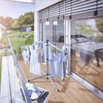 Market - Spalare si intretinere rufe - Uscatoare de rufe si accesorii - Leifheit Uscator de rufe rotativ LinoPop-Up 140 cu husa - Infinity.ro