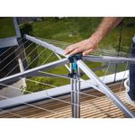 Market - Spalare si intretinere rufe - Uscatoare de rufe si accesorii - Leifheit Uscator de rufe rotativ LinoPop-Up 140 cu husa - Infinity.ro