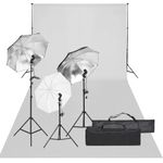 TV, Audio-Video si Foto - Aparate foto si accesorii - Accesorii foto si video - Blitzuri - Kit studio foto cu set de lumina si fundal - Infinity.ro