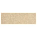 Casa si Gradina - Textile si covoare - Covoare - Covoare casa - Covorase scari autoadezive 15 buc. bej deschis 65x21x4cm sisal - Infinity.ro