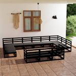 Casa si Gradina - Gradina si terasa - Mobilier exterior - Seturi mobila gradina - Set mobilier de gradina, 13 piese, lemn masiv de pin - Infinity.ro