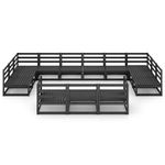 Casa si Gradina - Gradina si terasa - Mobilier exterior - Seturi mobila gradina - Set mobilier de gradina, 13 piese, lemn masiv de pin - Infinity.ro