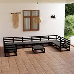Casa si Gradina - Gradina si terasa - Mobilier exterior - Seturi mobila gradina - Set mobilier de gradina, 11 piese, lemn masiv de pin - Infinity.ro
