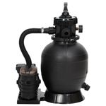 Casa si Gradina - Gradina si terasa - Piscine si accesorii - Accesorii piscine - Filtru de nisip pentru piscina cu prefiltru, negru - Infinity.ro