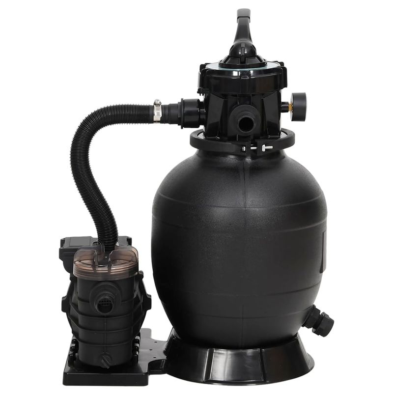 Casa si Gradina - Gradina si terasa - Piscine si accesorii - Accesorii piscine - Filtru de nisip pentru piscina cu prefiltru, negru - Infinity.ro