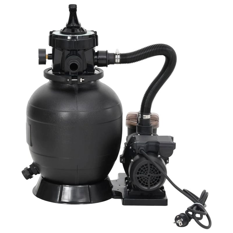 Casa si Gradina - Gradina si terasa - Piscine si accesorii - Accesorii piscine - Filtru de nisip pentru piscina cu prefiltru, negru - Infinity.ro