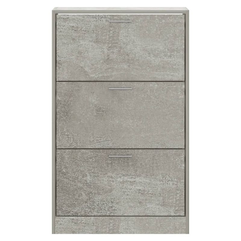 Casa si Gradina - Mobilier - Organizare si depozitare - Organizator incaltaminte - Pantofar, gri beton, 63x24x103 cm, lemn compozit - Infinity.ro