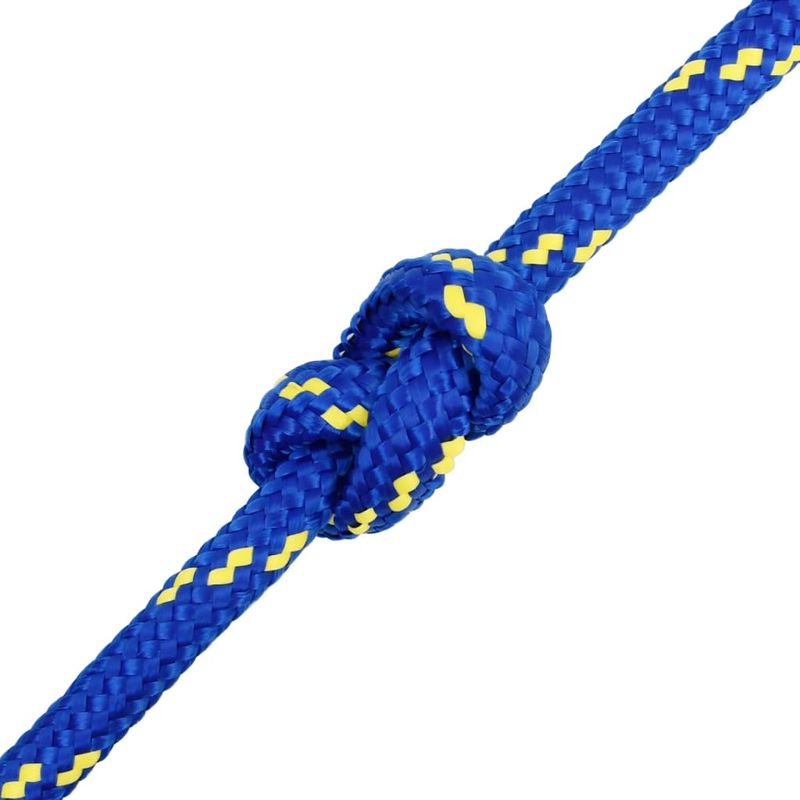 Casa si Gradina - Constructii - Feronerie si accesorii - Sfoara si lanturi - Franghie de barca, albastru, 18 mm, 100 m, polipropilena - Infinity.ro