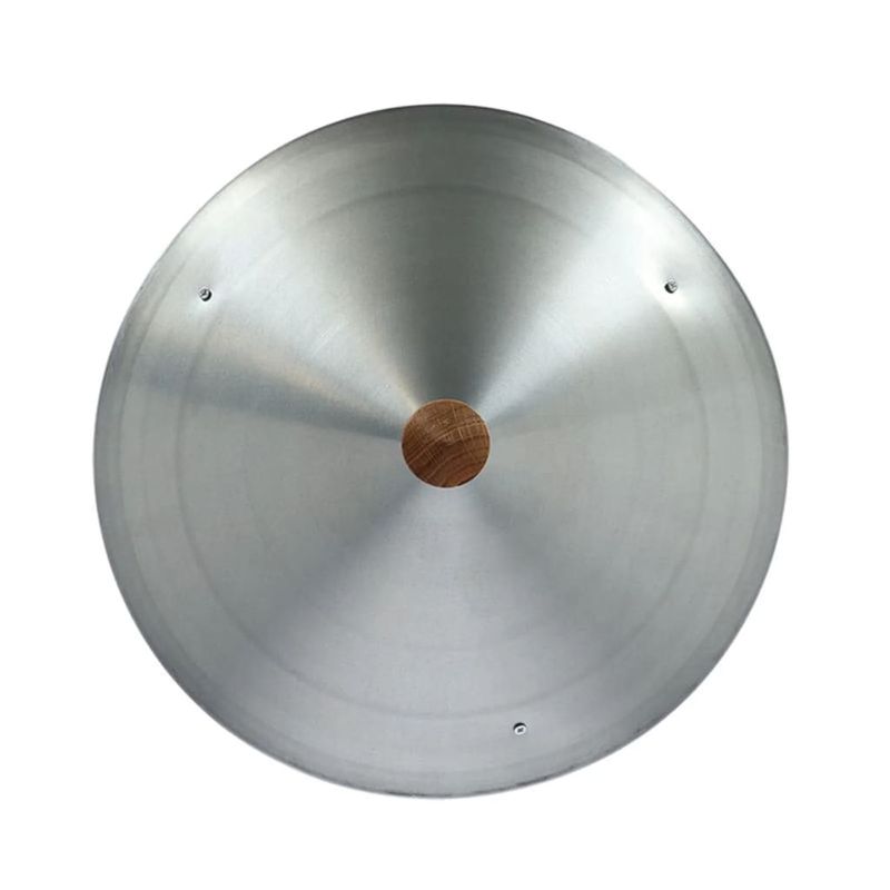 Petshop - Accesorii petshop - Culcusuri si custi - Custi interior si exterior - Esschert Design Masa pentru pasari cu buncar si acoperis rotund, zinc - Infinity.ro