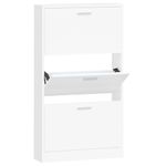 Casa si Gradina - Mobilier - Organizare si depozitare - Organizator incaltaminte - Pantofar, alb, 59x17x108 cm, lemn prelucrat - Infinity.ro