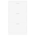 Casa si Gradina - Mobilier - Organizare si depozitare - Organizator incaltaminte - Pantofar, alb, 59x17x108 cm, lemn prelucrat - Infinity.ro