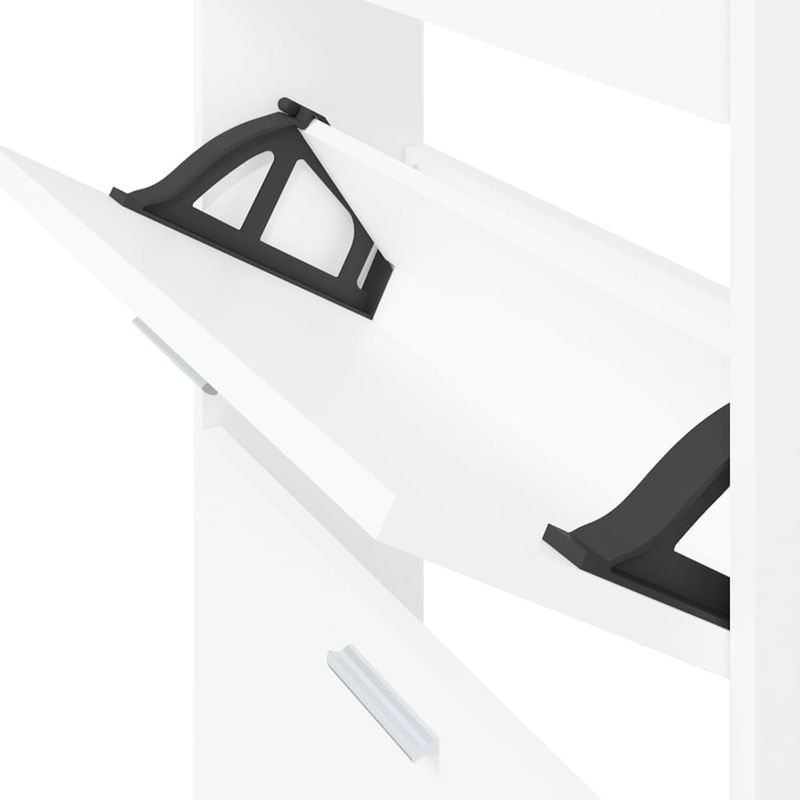 Casa si Gradina - Mobilier - Organizare si depozitare - Organizator incaltaminte - Pantofar, alb, 59x17x108 cm, lemn prelucrat - Infinity.ro