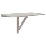 Casa si Gradina - Mobilier - Mese si birouri - Mese living - Masa de perete plianta, gri beton, 100x60x56 cm, lemn compozit - Infinity.ro