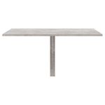 Casa si Gradina - Mobilier - Mese si birouri - Mese living - Masa de perete plianta, gri beton, 100x60x56 cm, lemn compozit - Infinity.ro