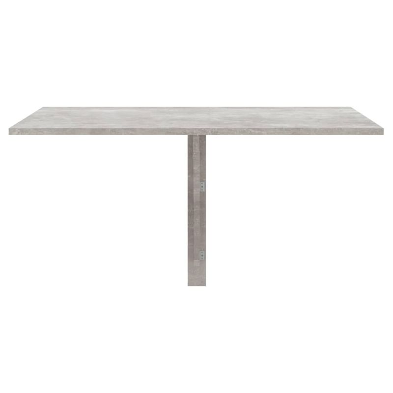 Casa si Gradina - Mobilier - Mese si birouri - Mese living - Masa de perete plianta, gri beton, 100x60x56 cm, lemn compozit - Infinity.ro