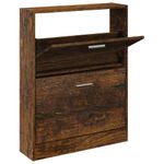 Casa si Gradina - Mobilier - Organizare si depozitare - Organizator incaltaminte - Pantofar, stejar fumuriu, 59x17x81 cm, lemn compozit - Infinity.ro