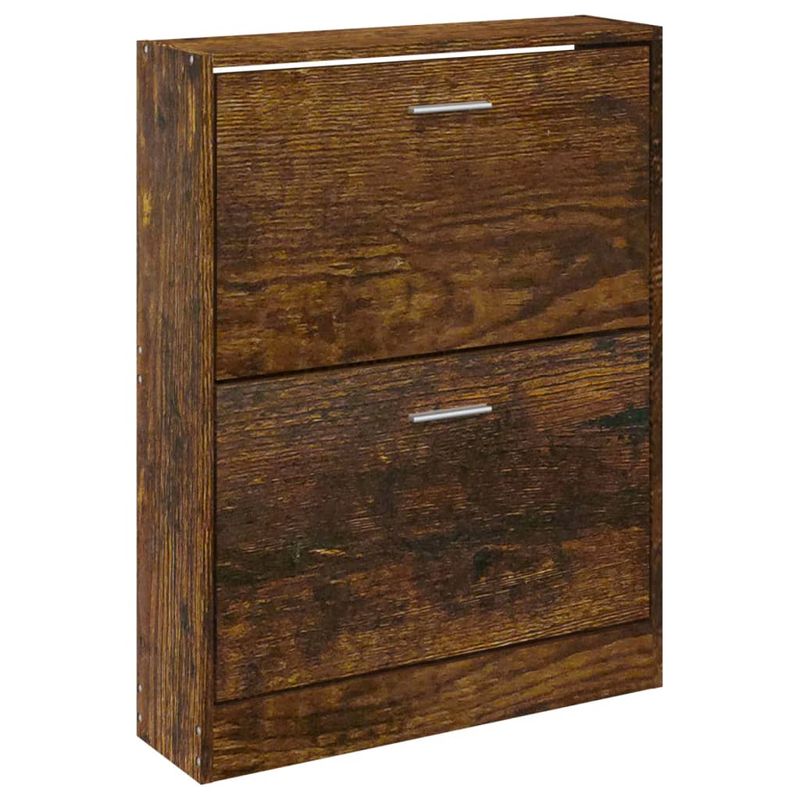 Casa si Gradina - Mobilier - Organizare si depozitare - Organizator incaltaminte - Pantofar, stejar fumuriu, 59x17x81 cm, lemn compozit - Infinity.ro