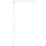 Casa si Gradina - Sanitare - Cazi si cabine de dus - Paravane si usi - Paravan dus walk-in, alb, 115x195 cm, sticla ESG transparenta - Infinity.ro