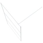 Casa si Gradina - Sanitare - Cazi si cabine de dus - Paravane si usi - Paravan dus walk-in, alb, 115x195 cm, sticla ESG transparenta - Infinity.ro