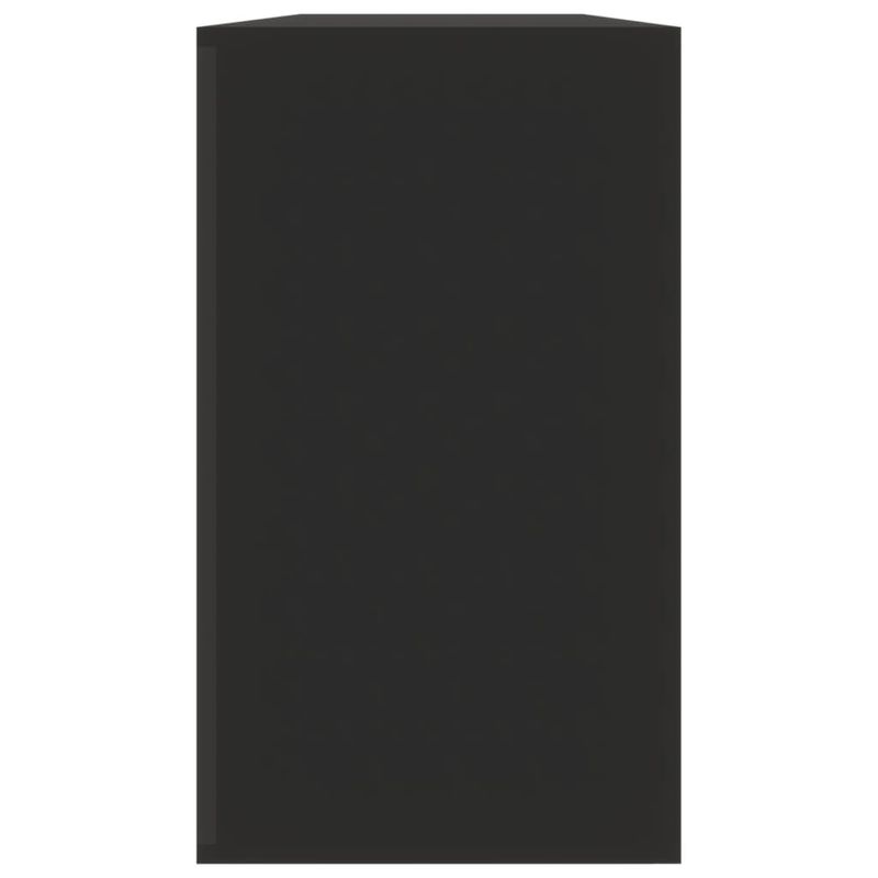 Casa si Gradina - Mobilier - Organizare si depozitare - Organizator incaltaminte - Bancheta pantofar, negru, 80x24x45 cm, lemn prelucrat - Infinity.ro