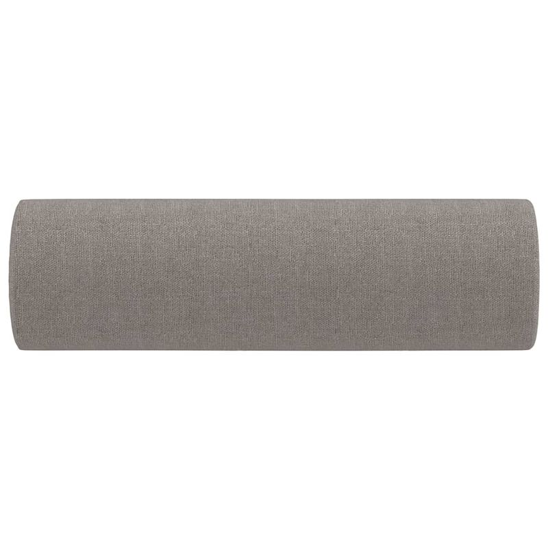 Casa si Gradina - Textile si covoare - Perne si pilote - Perne decorative - Perne decorative, 2 buc., gri taupe, Ø15x50 cm, textil - Infinity.ro