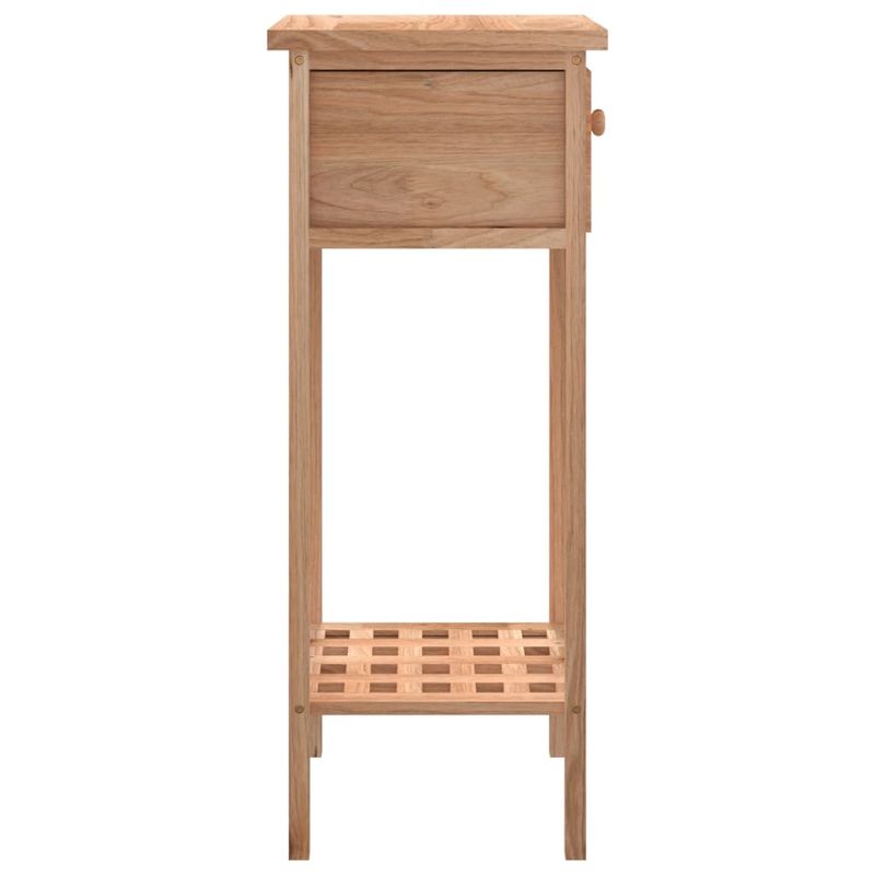 Casa si Gradina - Mobilier - Mese si birouri - Mese living - Masa laterala cu sertar, 25x25x60 cm, lemn masiv de nuc - Infinity.ro