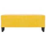 Casa si Gradina - Mobilier - Canapele si coltare - Banchete - Banca, galben, 100x35x41 cm, catifea - Infinity.ro