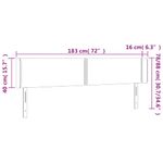 Casa si Gradina - Mobilier - Paturi si accesorii - Accesorii paturi - Tablie de pat cu aripioare roz 183x16x78/88 cm catifea - Infinity.ro