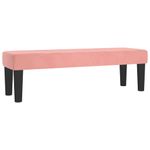Casa si Gradina - Mobilier - Canapele si coltare - Banchete - Banca, roz, 100x30x30 cm, catifea - Infinity.ro
