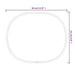 Casa si Gradina - Decoratiuni - Oglinzi - Oglinda de perete, auriu, 30x25 cm - Infinity.ro