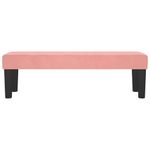 Casa si Gradina - Mobilier - Canapele si coltare - Banchete - Banca, roz, 100x30x30 cm, catifea - Infinity.ro
