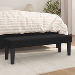 Casa si Gradina - Mobilier - Canapele si coltare - Banchete - Banca, negru, 100x30x30 cm, textil - Infinity.ro