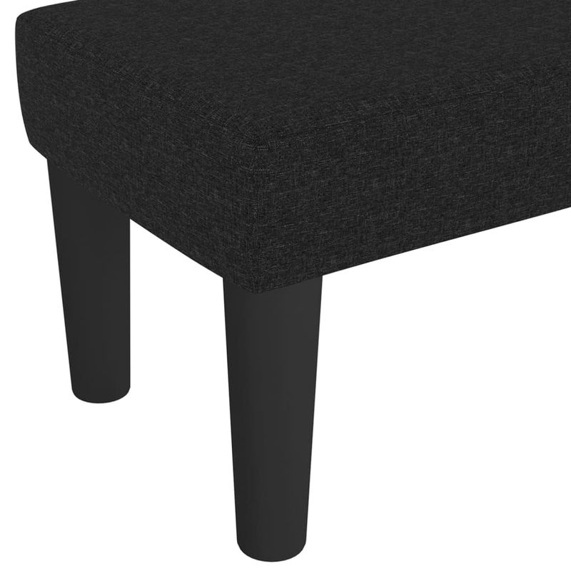 Casa si Gradina - Mobilier - Canapele si coltare - Banchete - Banca, negru, 100x30x30 cm, textil - Infinity.ro