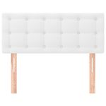 Casa si Gradina - Mobilier - Paturi si accesorii - Accesorii paturi - Tablie de pat, alb, 80x5x78/88 cm, piele ecologica - Infinity.ro