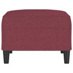 Casa si Gradina - Mobilier - Scaune si fotolii - Tabureti - Taburet, rosu vin, 70x55x41 cm, material textil - Infinity.ro