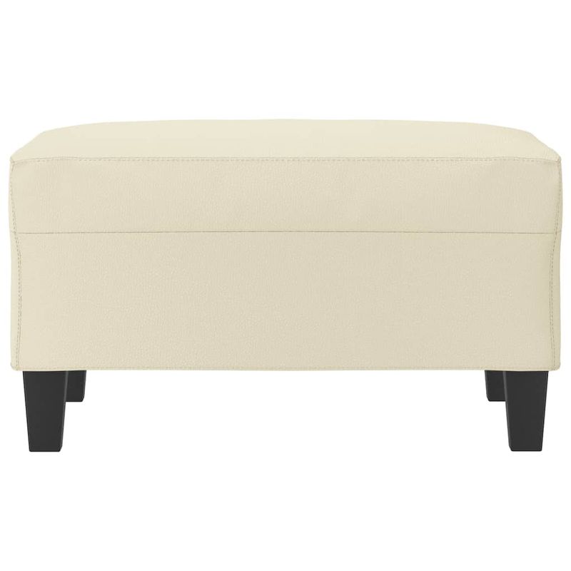 Casa si Gradina - Mobilier - Scaune si fotolii - Tabureti - Taburet, crem, 70x55x41 cm, piele ecologica - Infinity.ro