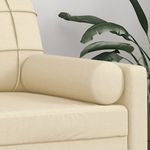 Casa si Gradina - Textile si covoare - Perne si pilote - Perne decorative - Perne decorative, 2 buc., crem, Ø15x50 cm, textil - Infinity.ro