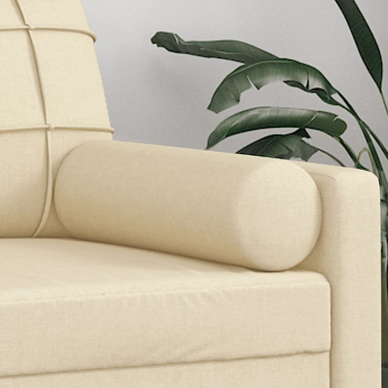 Casa si Gradina - Textile si covoare - Perne si pilote - Perne decorative - Perne decorative, 2 buc., crem, Ø15x50 cm, textil - Infinity.ro