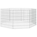 Petshop - Accesorii petshop - Culcusuri si custi - Custi interior si exterior - Cusca pentru iepuri, 8 panouri, 54x60 cm, fier galvanizat - Infinity.ro