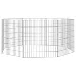 Petshop - Accesorii petshop - Culcusuri si custi - Custi interior si exterior - Cusca pentru iepuri, 8 panouri, 54x60 cm, fier galvanizat - Infinity.ro